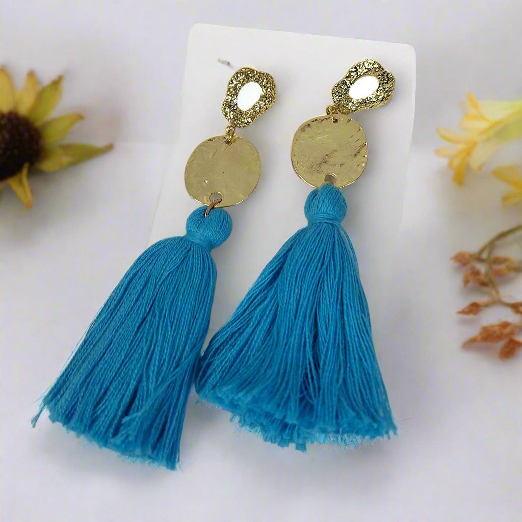 Elegant Long Tassel Drop Earrings