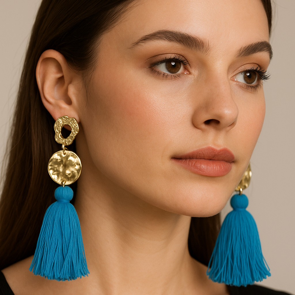 Elegant Long Tassel Drop Earrings