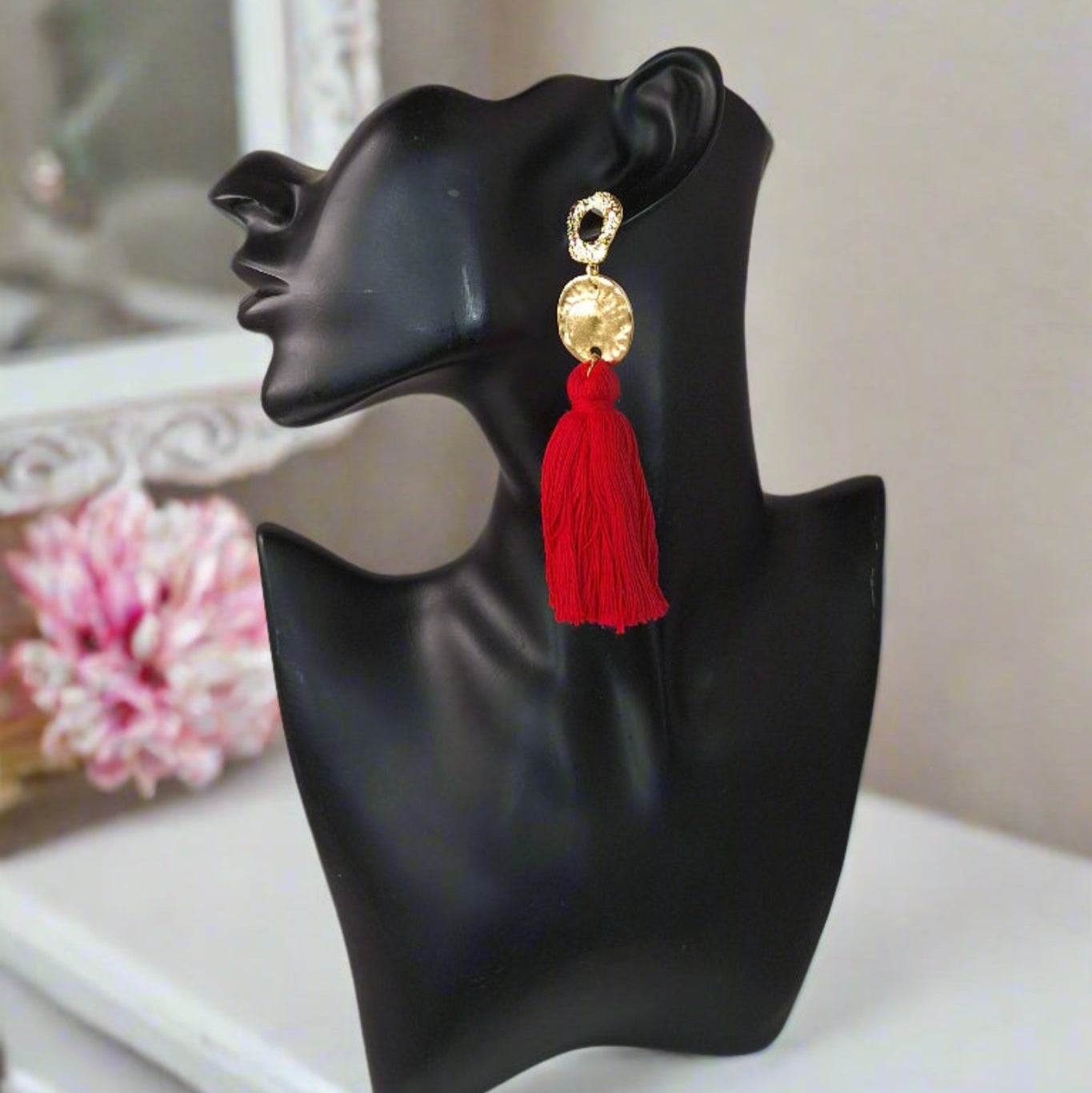 Elegant Long Tassel Drop Earrings