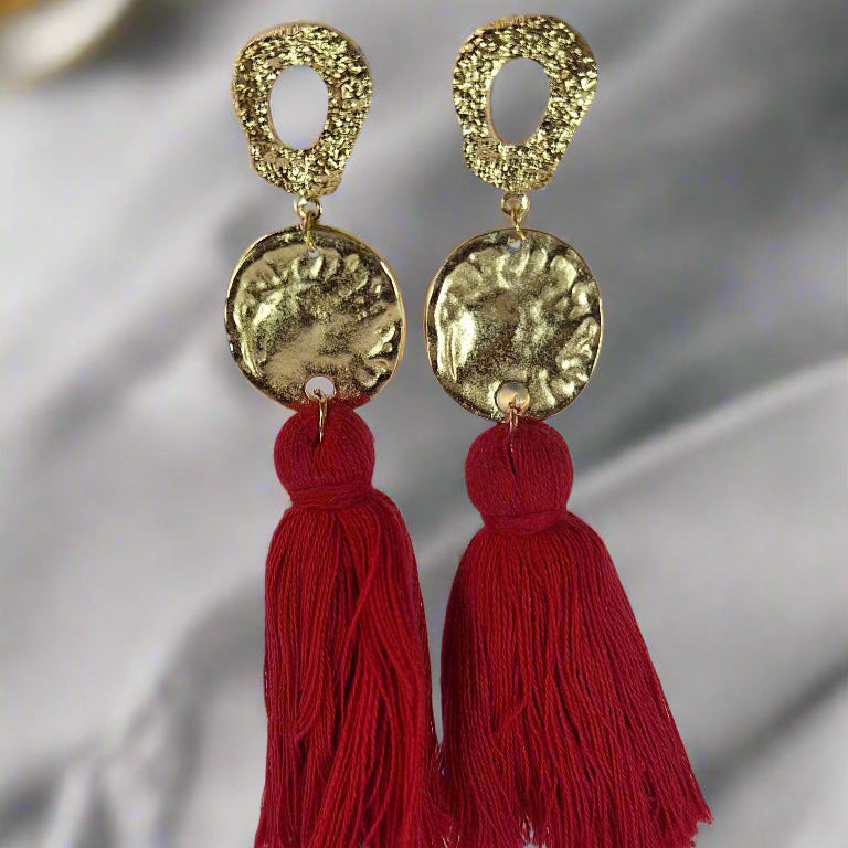 Elegant Long Tassel Drop Earrings