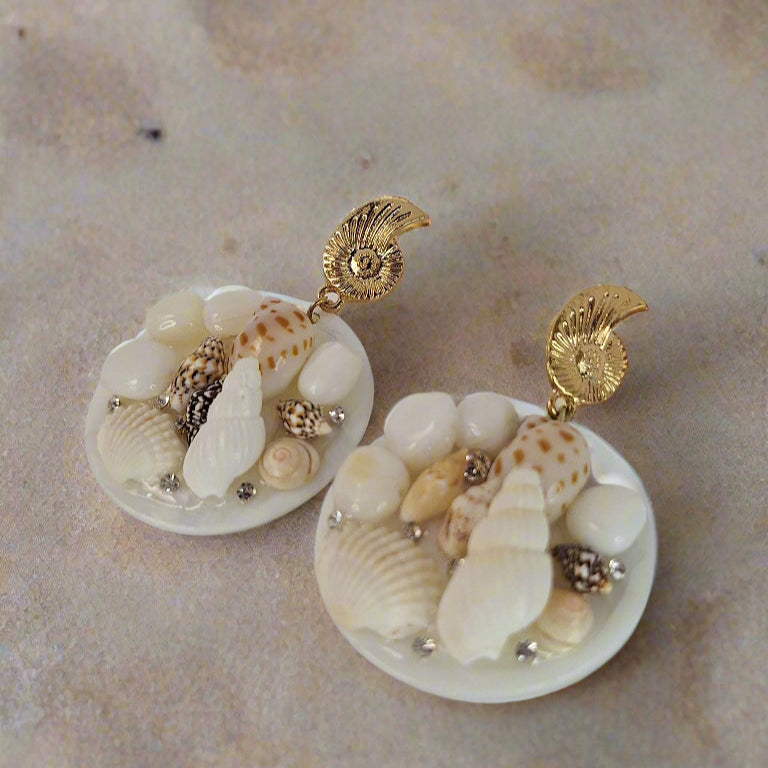 Sea ahells earrings