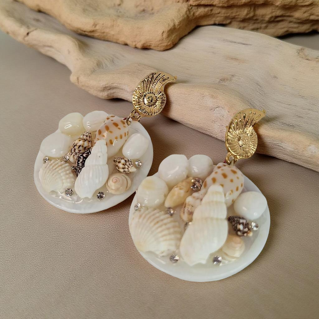 Sea ahells earrings